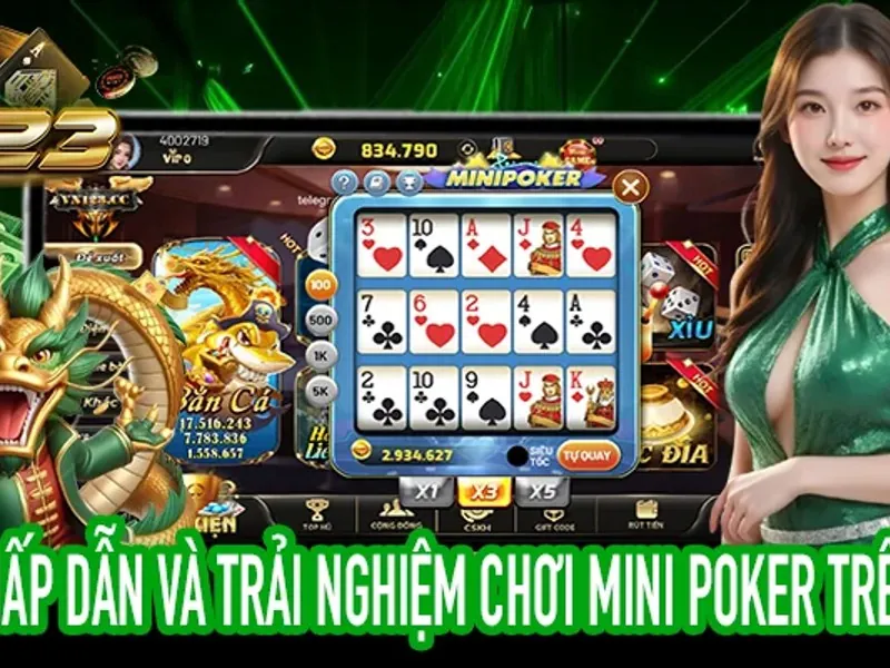 Bàn Baccarat với các lá bài và chip cược