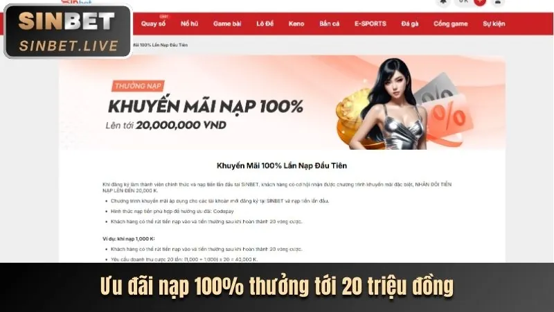 Ưu đãi 188k khi đăng nhập U888